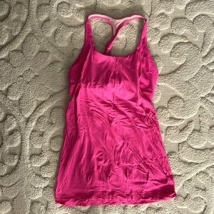 Lulu lemon pink Workout top